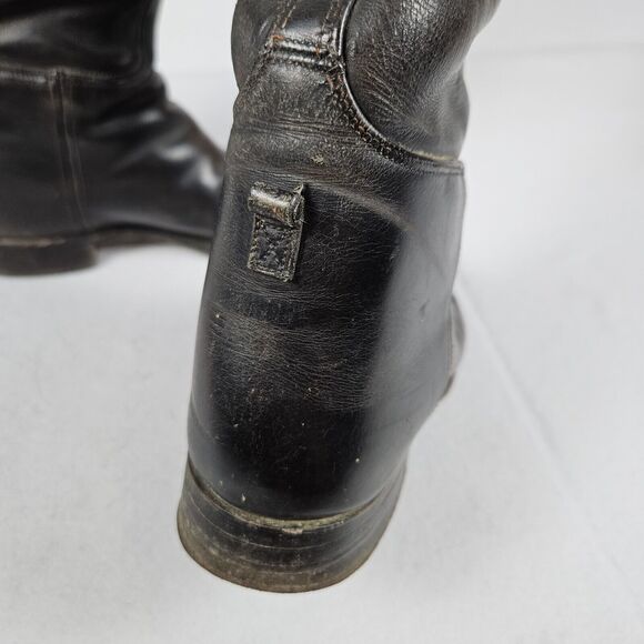 Vtg DEHNER Womens 10 Stock Dress Equestrian Riding Show Boot Leather Tall NARROW - Picture 12 of 16